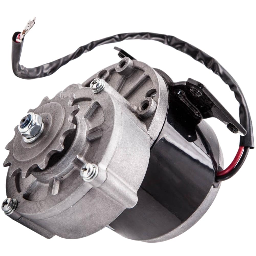 Reduction DC Electric Motor 24V 350W 3000RPM with 13 Tooth Sprocket Gear