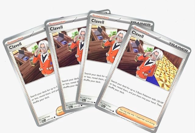 Pokemon Clavel 177193 - Juego de cartas de entrenador evolucionado Paldea