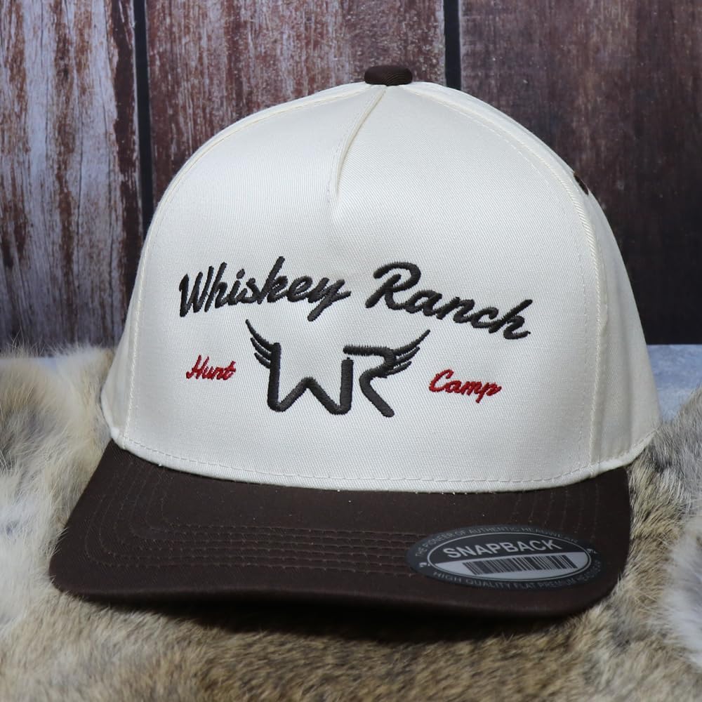 WHISKEY BENT HAT CO. Whiskey Ranch Duck Camp 5-Panel Adjustable Snapback Hat - Image 3