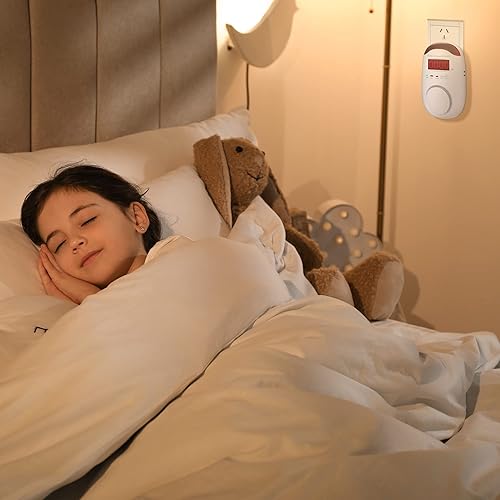 Miniatura 4 de Paquete de 3 detectores combinados de gas y monóxido de carbono, detector de gas natural enchufable y alarma de monóxido de carbono, alarma detector