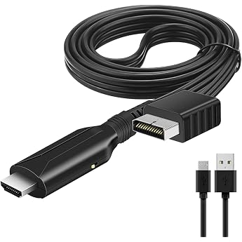 GERUI HDMI Adapter Cable for PS2 to HDMI Video Converter for Game Consoles