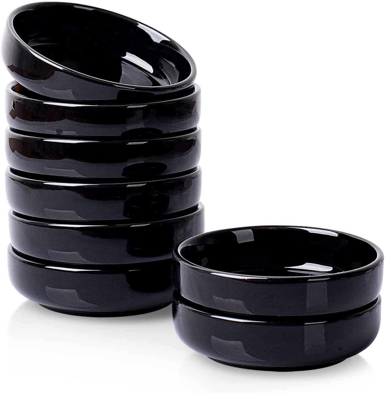 DELLING 3.5 oz Dipping Bowls Set of 8 7 inch Appetizer Plates Set of 6