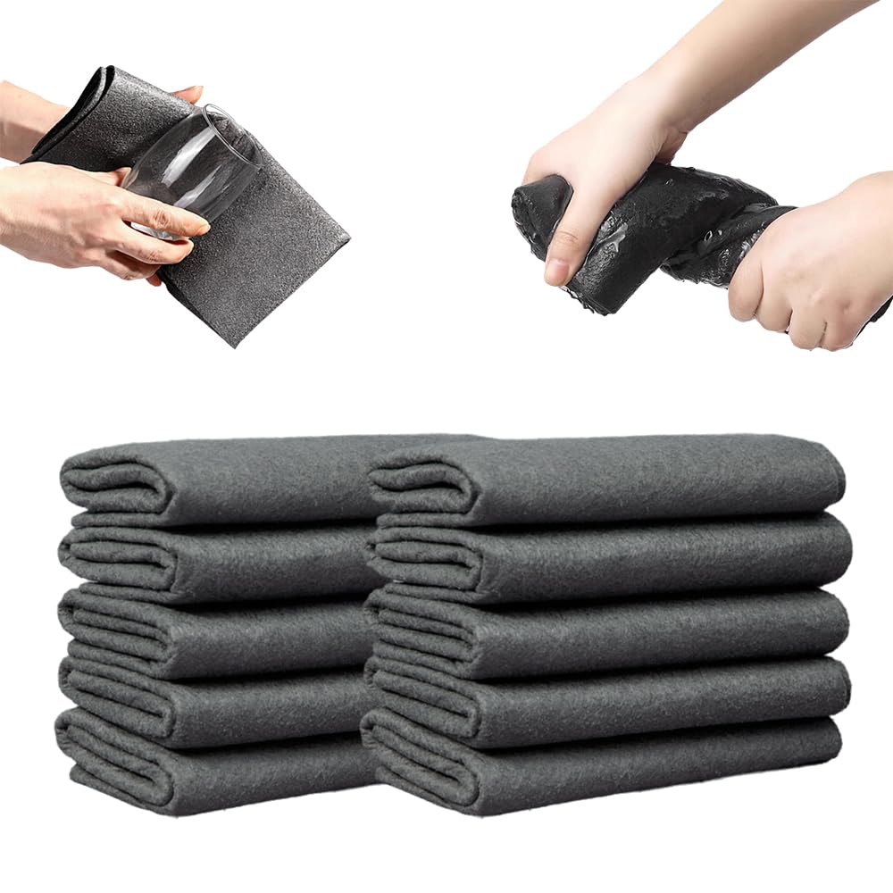 Thickened Magic Cleaning Cloth 2026 New Reuseable Streak Free Microfiber Cloth Magic Fiber Microfiber Cleaning Cloth Multipurpose Miracle