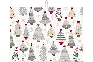 Eco-Friendly Absorbent Christmas Tree Mat Pad For Kitchen Counter
