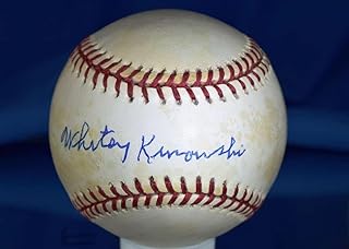 Whitey Kurowski Psa/dna National League Autograph Baseball Authenticated Signed - Autographed Baseballs