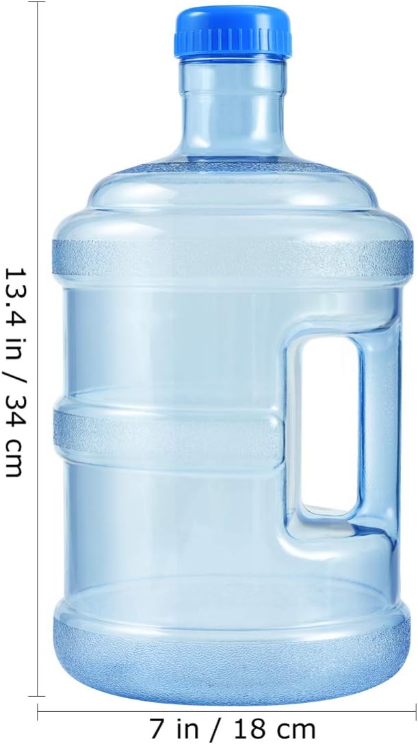 Water Bottle Water Jug Plastic Water Bottle with Handle Reusable for Gym Sports Office Camping Hiking Use (5L)