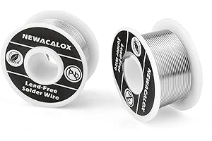 NEWACALOX 2PCS Welding Iron Wire 1mm 100g 2.0% Tin Lead Solder Wire