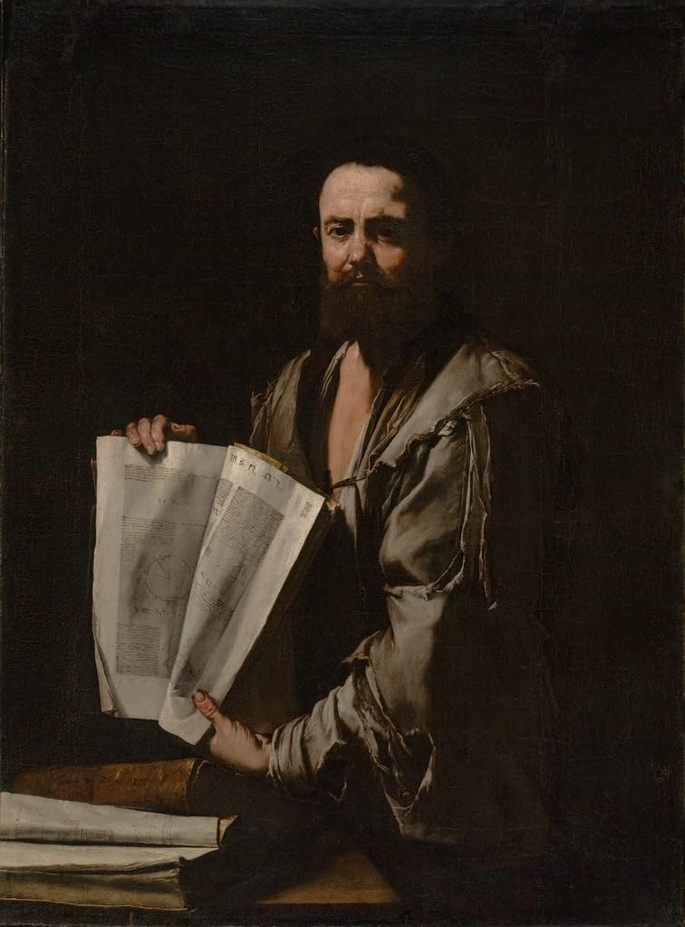 Pintura mural vintage de Euclides: el arte clásico ideal para la decoración del hogar 5