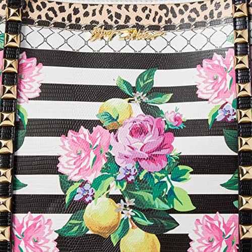 Betsey Johnson Bolsa Tote para Mujer Negro/Blanco miniatura 5