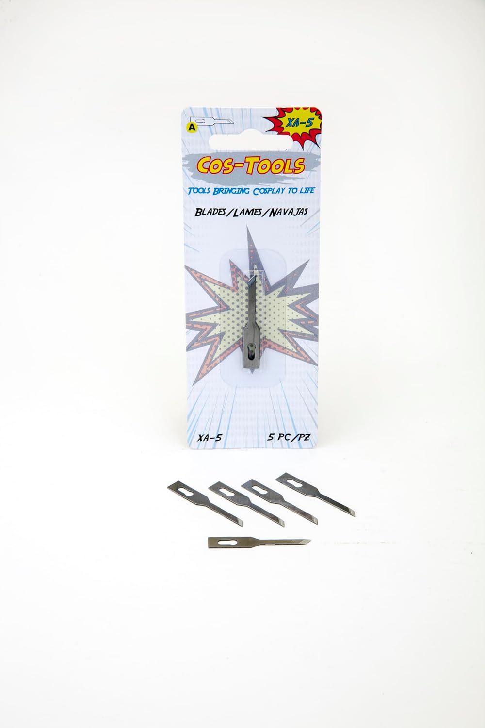 Authentic Logan XA-5 Cos-Tools Circle Cutter Blades (5 pcs) for Cutting EVA/Foam Board Using Cos-Tool XTA8001 Circle Cutter