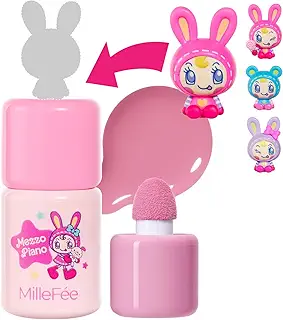 ミルフィー シェイクドロップチーク メゾピアノ N04 ブルーベリーミルク 【ランダムフィギュア1個付き】リキッドチーク 4色 血色感 ふんわり スポンジブラシ 中顔面短縮 ポンポン ブラッシュムース クリーム 人気 ナルミヤ べリエちゃん ブルーべリエちゃん