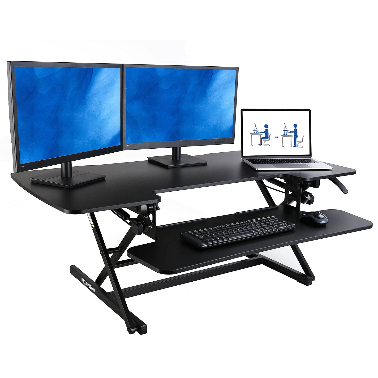 Buy FlexiSpot 47 Inch Large Standing Desk Converter, Wide Height