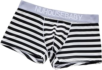 Mens Boxer Shorts Basic Trunk Shorts Cotton Soft Underwear Moisture-Wicking Comfortable Boxer Briefs