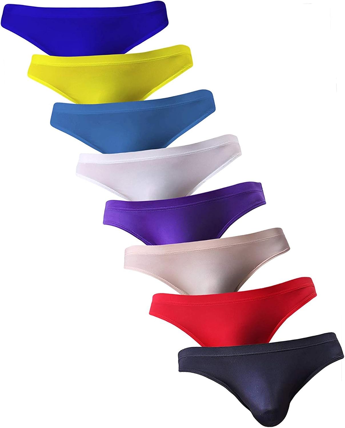 WINDAY Men Briefs Breathable Ice Silk Triangle Bikinis and Briefs N04