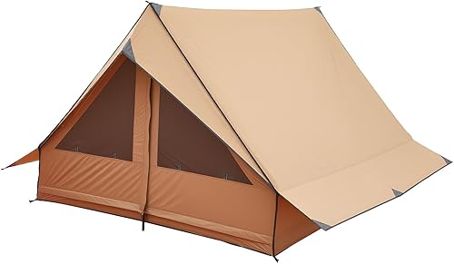 Miniatura 9 de VEVOR Tienda de campaña caliente Tipi con gato de estufa, tiendas de campaña portátiles de invierno con falda de nieve, fácil instalación, tiendas