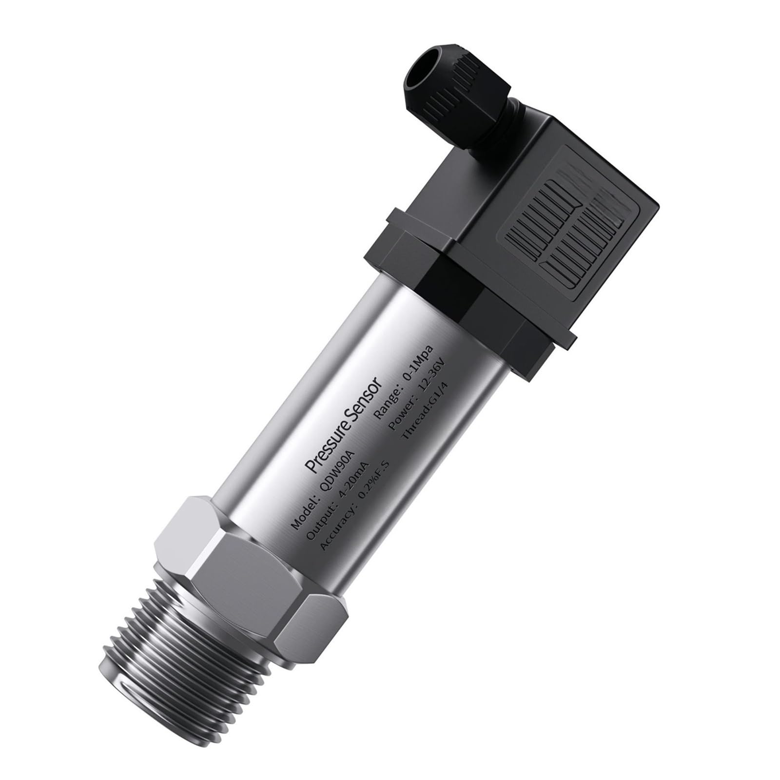 Sensor transmisor de presión de 0,1 Bar, 1 Bar, 10 Bar, 50 Bar, 200 Bar, 600 Bar, g1/4", 60 MPa, 20 kPa, 4-20 mA, 0-10 V(0-10V G1-4,0-0.1bar)