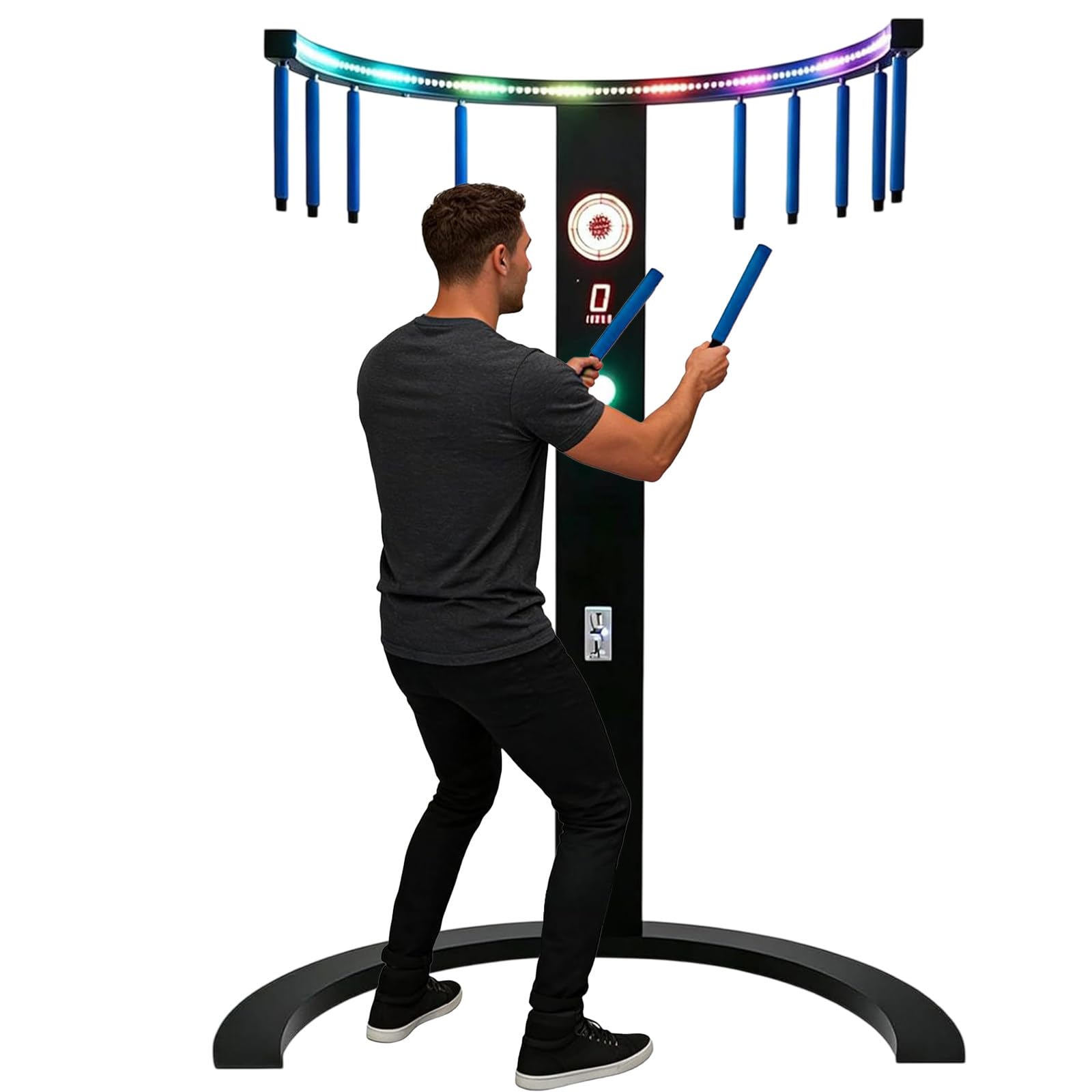 LADECNERHT Hand Eye Coordination Training Game, Catching Stick Arcade Challenge, Reflex Booster for Parties, Family Nights & Commercial Use