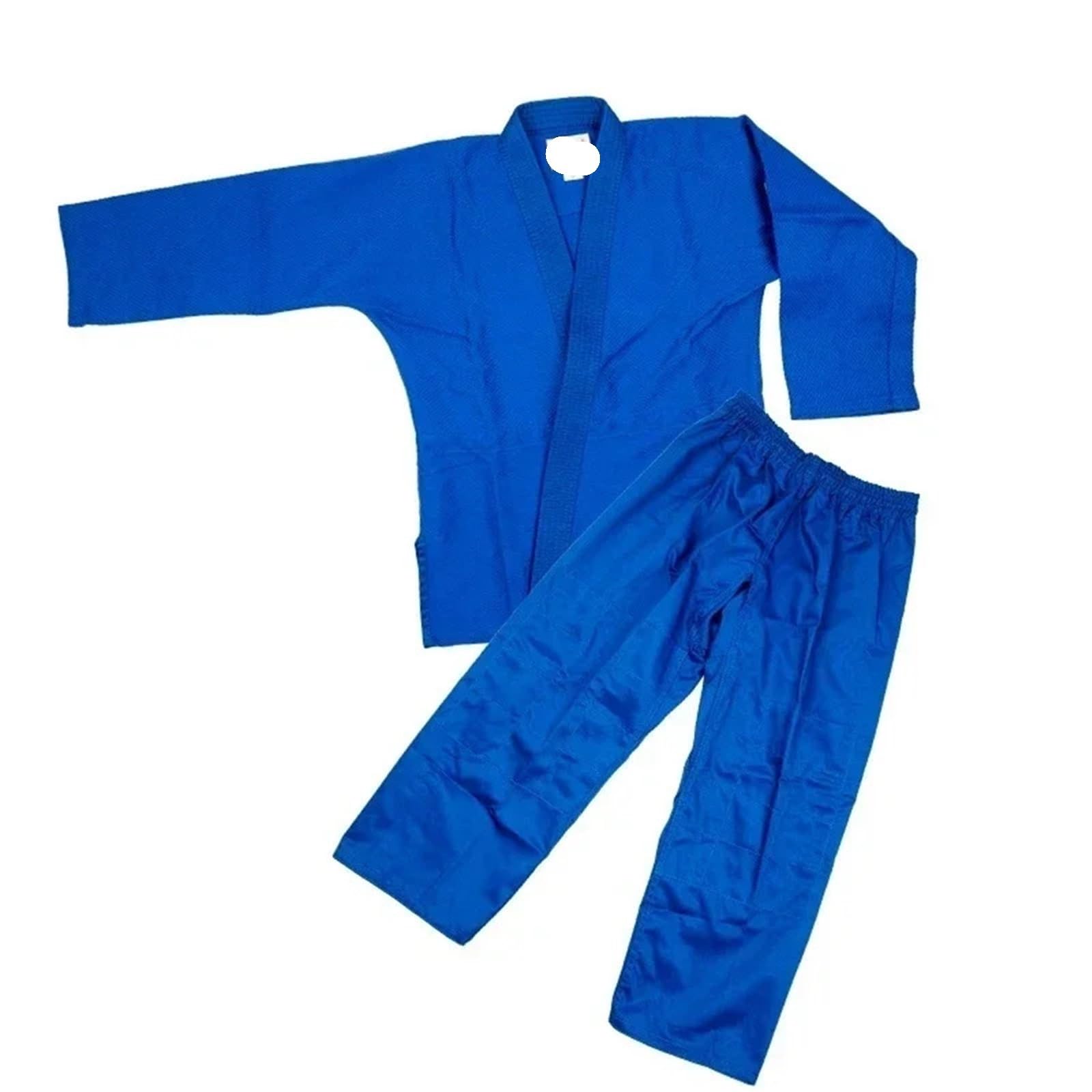 Traje De Judo Uniforme profesional de artes marciales Judo Gi con cinturón blanco, Kimono blanqueado tejido único, perfecto for competición o entrenamiento
