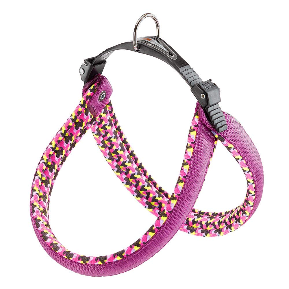 Ferplast Harness for Medium-Sized Dogs AGILA FANTASY 4 Dog Harness with Soft Padding, Quick Release and Attachment System, Chest Size 44-52 cm. Fantasy