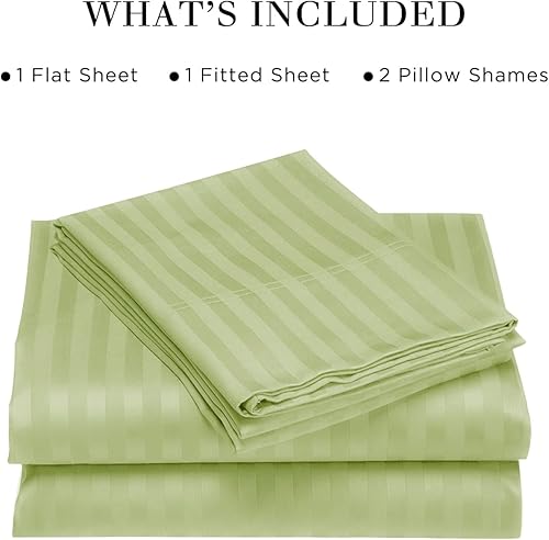 Miniatura 6 de Juego de sábanas tamaño Queen, 4 piezas para cama tamaño Queen, sábanas Queen de 16 pulgadas con bolsillo profundo, microfibra refrescante suave y