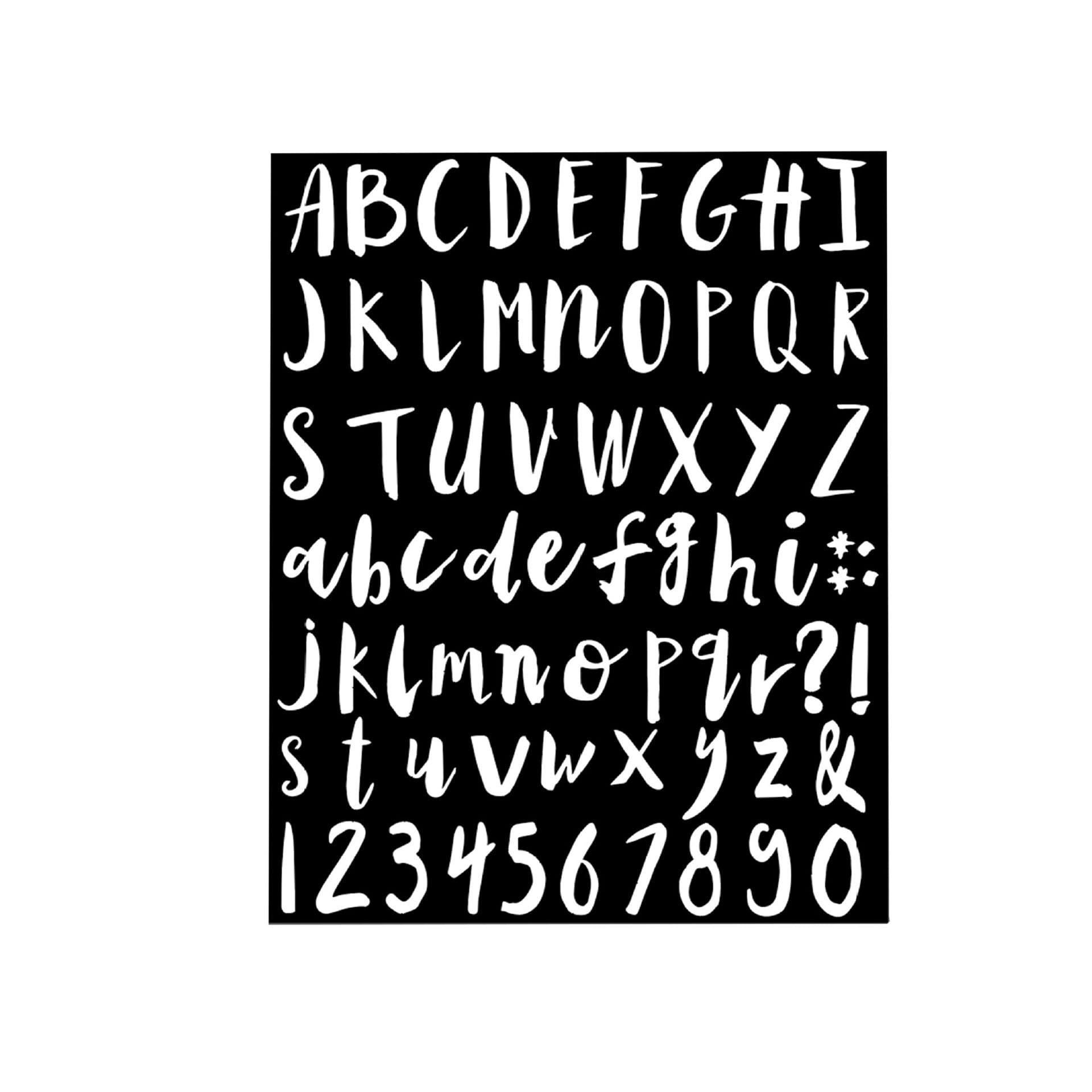 10 Sheets Alphabet and Number Stickers - Waterproof Self-Adhesive Letters for Scrapbooking and Birthday Parties(Color2)