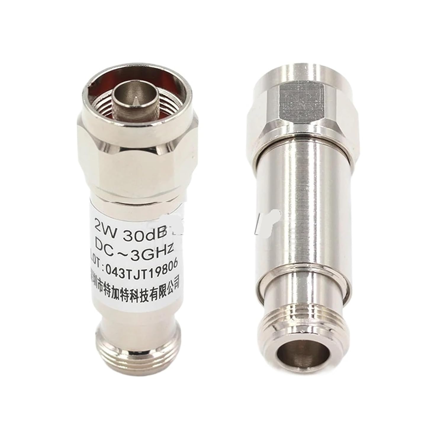 1pcs 2W N-Type N-JK coaxial attenuator 1-30dB Male to Female Adapter(N-JK 2W 25DB)