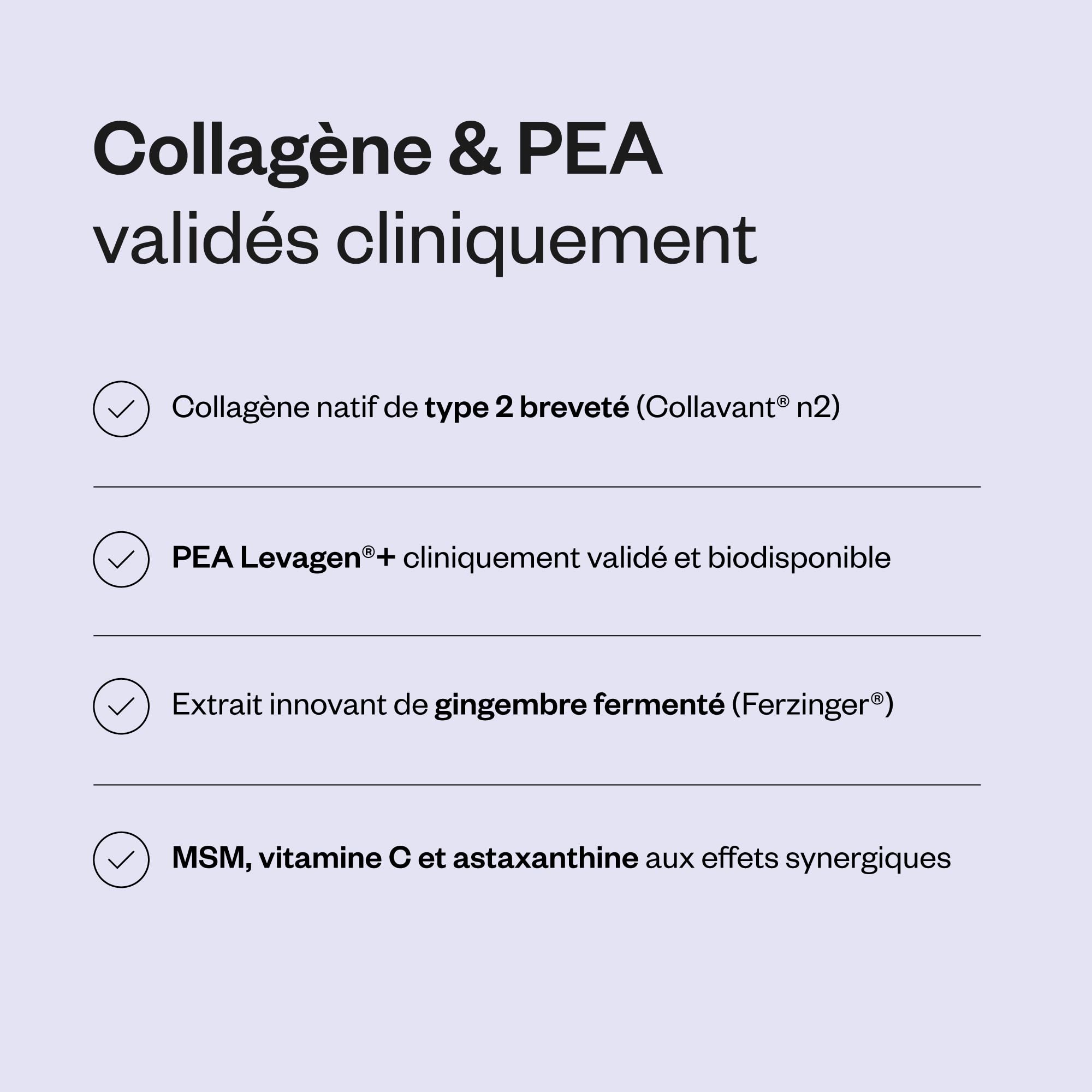 Arthro Fast Relief - Complément Alimentaire Articulations - Collagène Type 2 et PEA Validés Cliniquement, MSM, Astaxanthine, etc. - Douleurs Articulaires, Mobilité, Cartilage - 90 Gélules - SuperSmart
