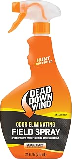 DEAD DOWN WIND Evolve Field Spray Bottle - Odor Fighting Hunting Scent Control Spray - Unscented, Safe for Sensitive Skin - Easy To Use for Hunting Gear & Clothing (24 oz)