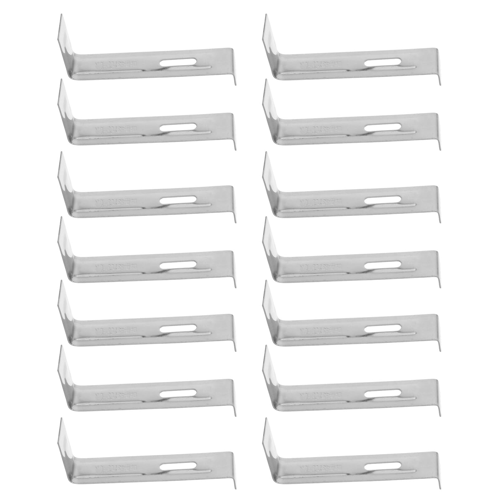 Crochets de fixation pour tuiles émaillées WOONEKY en inox antidérapants x50