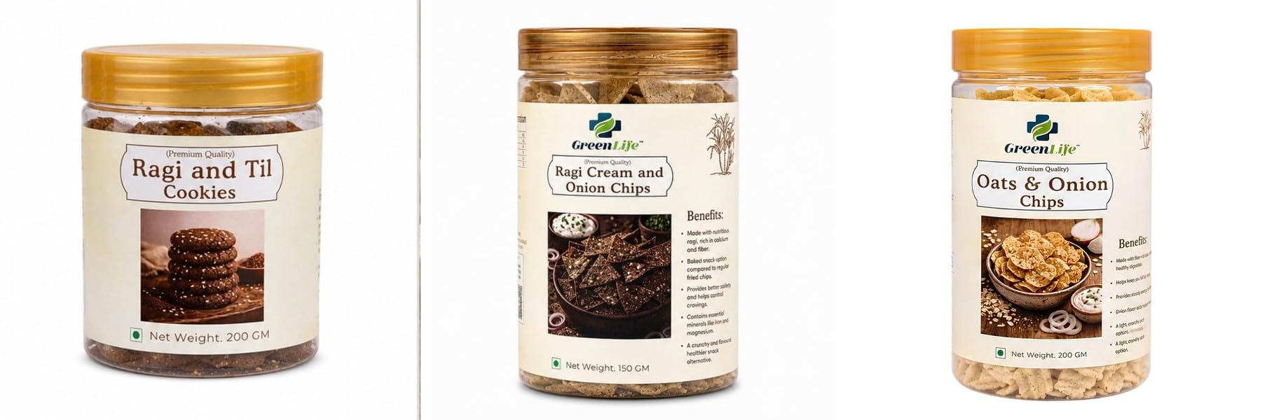 Ragi and Til Cookies | Finger Millet & Sesame | 200gBlack Pepper Makhana | Roasted Fox Nuts | Makhana | 100gGREEN LIFE Digestive Mukhwas 50g | Saunf Mouth Freshener for Fresh B-image-43