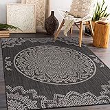 CAMILSON Outdoor Rug - Modern Area Rugs for Indoor and Outdoor patios, Kitchen and Hallway mats -...