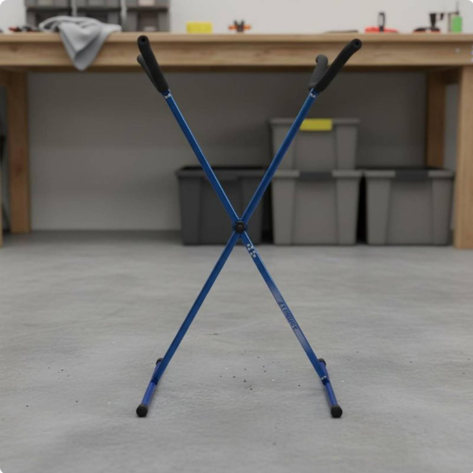 Supporto Espositivo per Modelli in Alluminio Struttura X Regolabile Imbottitura Protettiva Design Portatile Utilizzo per Riparazione Esposizione Conservazione Collezionisti, color to 1