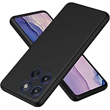 Case for Motorola Moto Edge 70 5G/X70 Air Phone Case TPU Soft Silicone Cover, Shockproof Silicone Phone Case with Microfiber LiningBlack