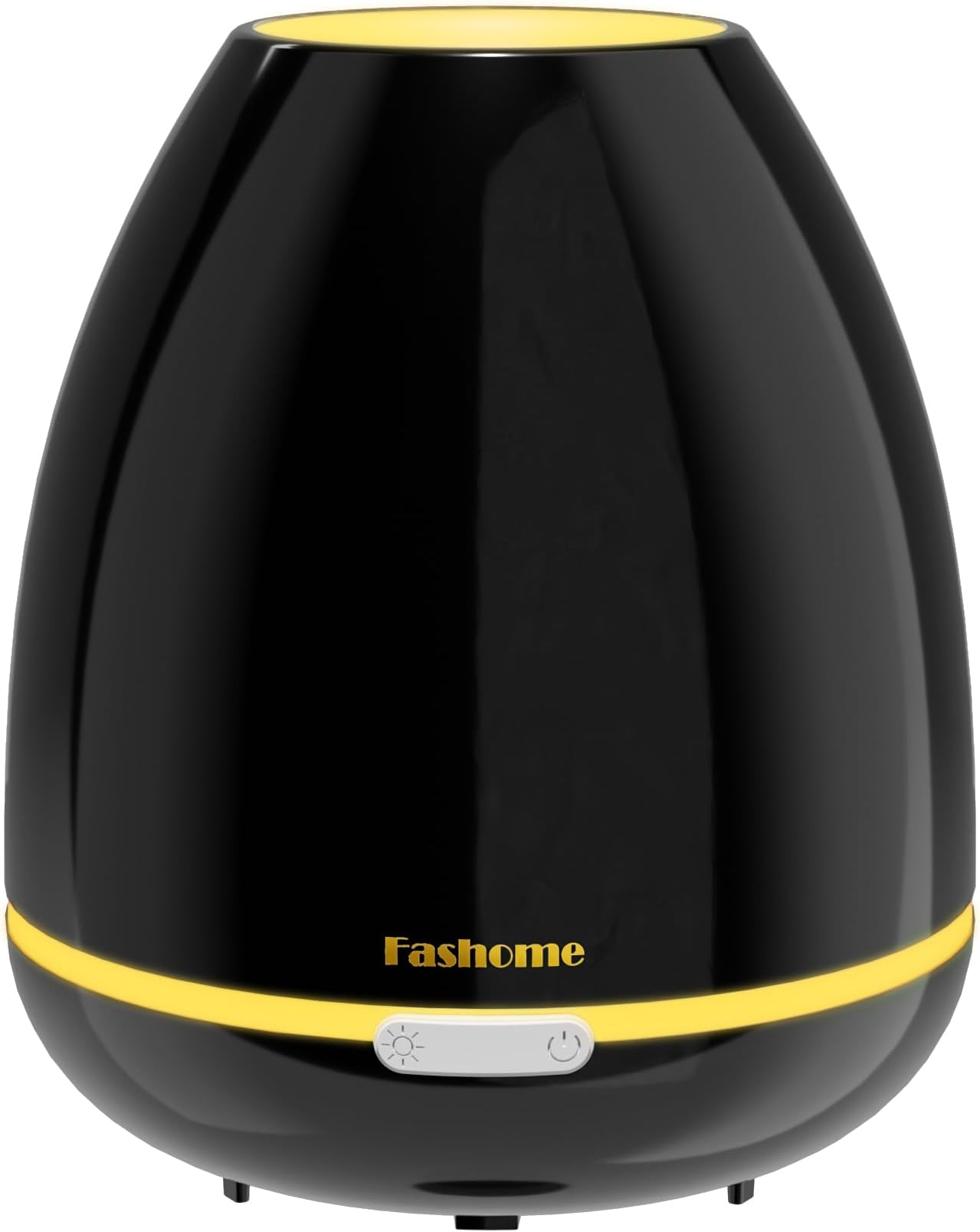 300ml Essential Oil Diffuser & Cool Mist Humidifier - Ultra-Quiet Ultrasonic Aromatherapy for Bedroom, 7 Color Night Light, BPA-Free, Auto Shut-Off, Up to 12H Continuous Mist(Black)