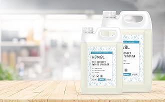 Eco White Vinegar Cleaning - All Natural Multi-Surface & Multi-Purpose Cleaner, Limescale Remover, Laundry Softener & More - 100% Vegan & Cruelty Free - 5 Litre