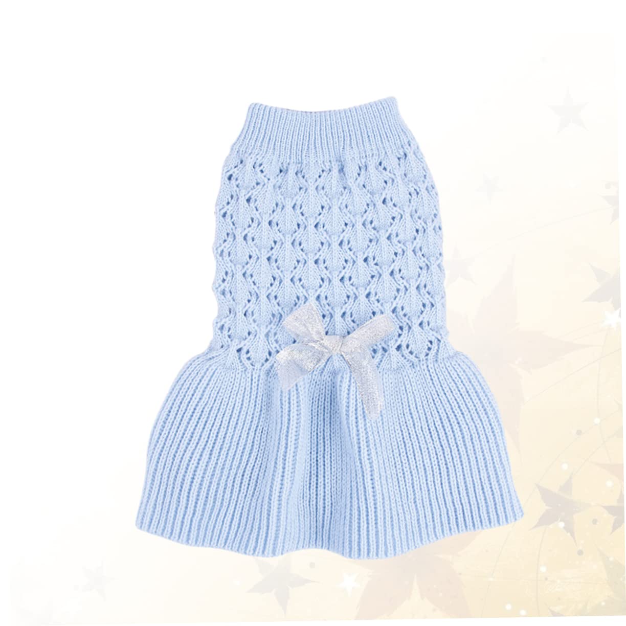 BESPORTBLE 2pièces Pull pour Chien Et Chat De Printemps Laine Douce Vêtement à Deux pour Chiens Et Robe Adorable Bleu s