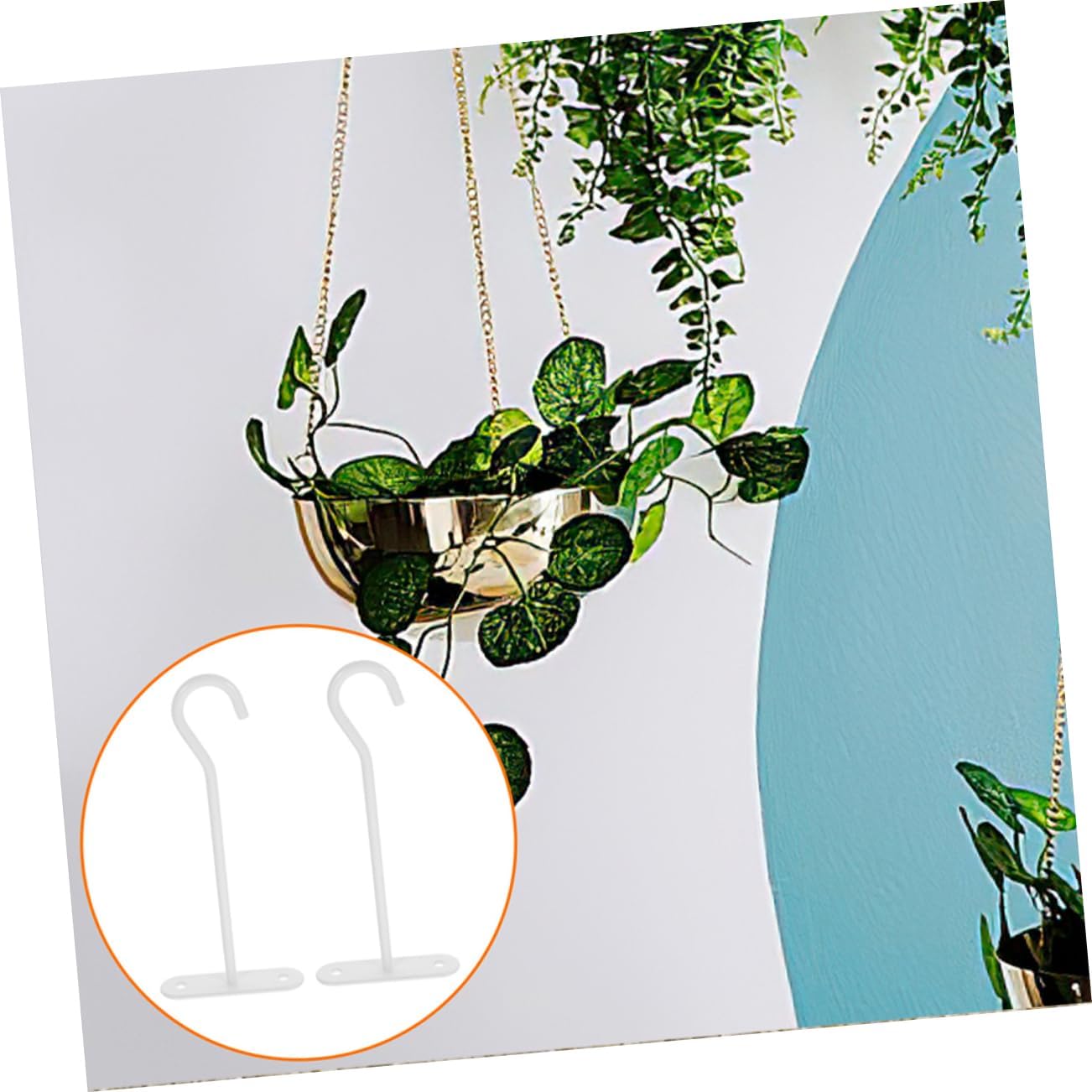 BESPORTBLE 12pcs Metal Ceiling Hooks Plant Hangers Outdoor Hanging Planters Ceiling Plant Hooks