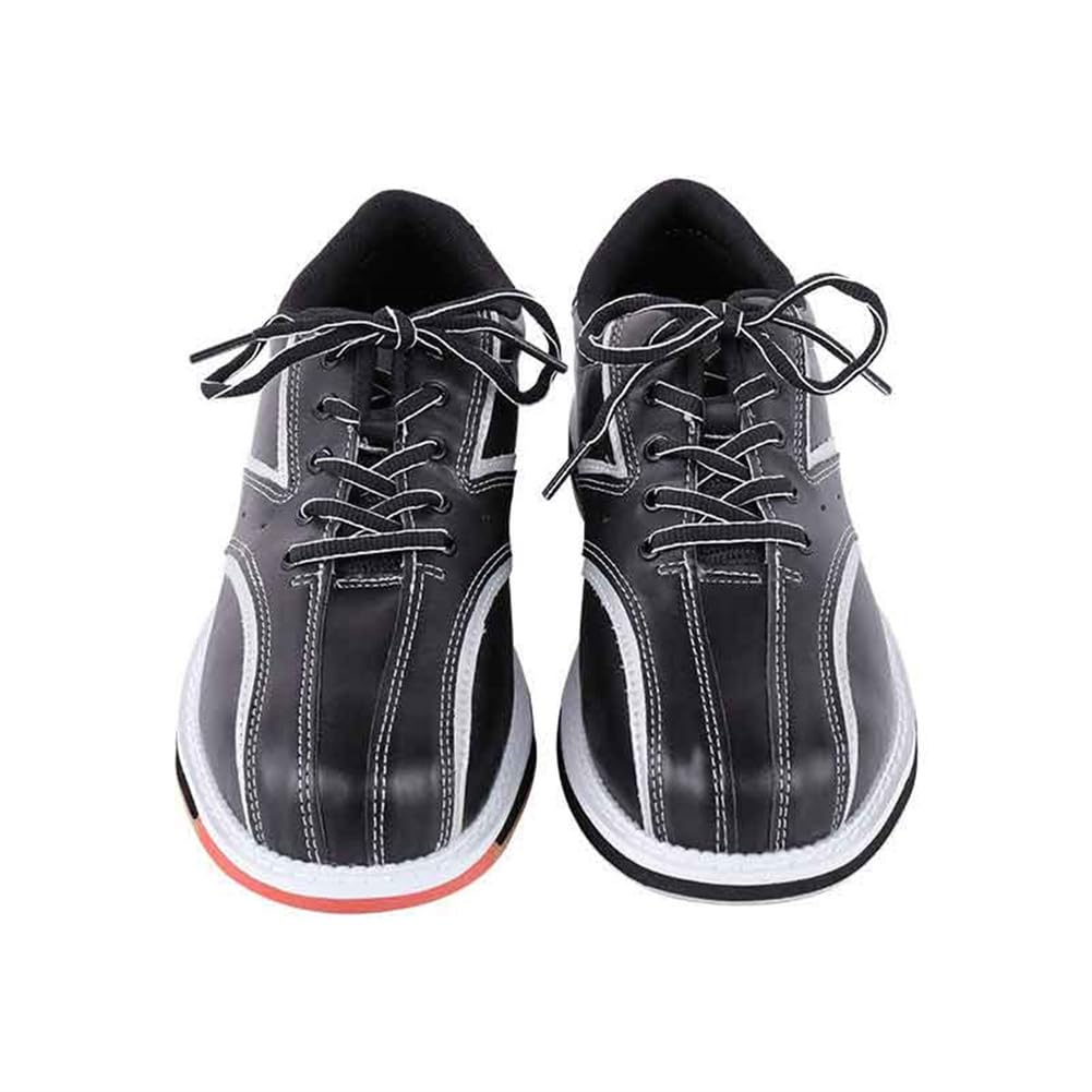 Herren Bowling Schuhe, Lässige Mode Indoor Bowls Turnschuhe Komfort rutschfeste Bowler Sport Athletik Trainer