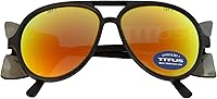 Vista 20 de TITUS G35 Retro Aviator Z87 Gafas de sol de protección ocular con protección lateral para motocicleta y tiro, gafas de seguridad aprobadas DOT ANSI