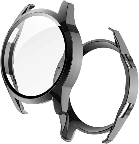 Miniatura 1 de Funda compatible con Huawei Watch GT 2 1.811in protector de pantalla, a prueba de golpes, TPU protector de parachoques para reloj GT2 (Negro, reloj
