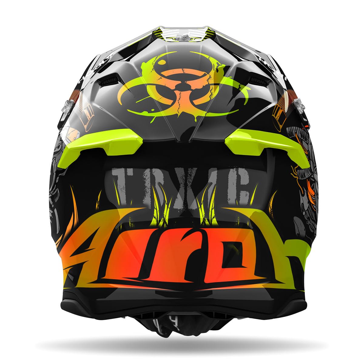 CASCO AIROH OFFROAD TWIST 3 TOXIC GLOSS M
