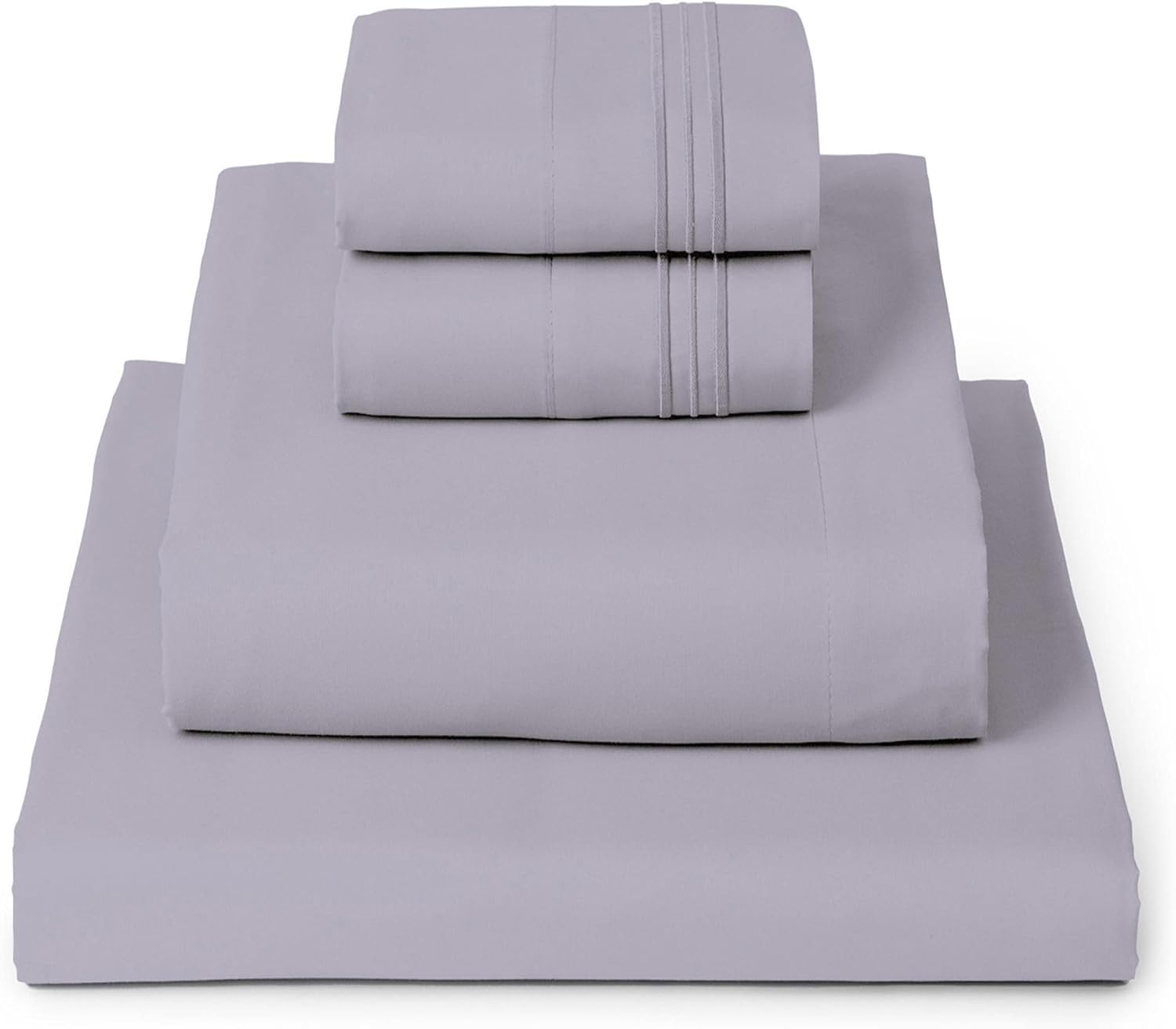 Mellanni Full Sheets Set - 4 PC Iconic Collection Bedding - Hotel Luxury, Extra Soft, Cooling Bed Sheets - Wrinkle, Fade, Stain Resistant (Full, Lavender) 1335 Lavender Full