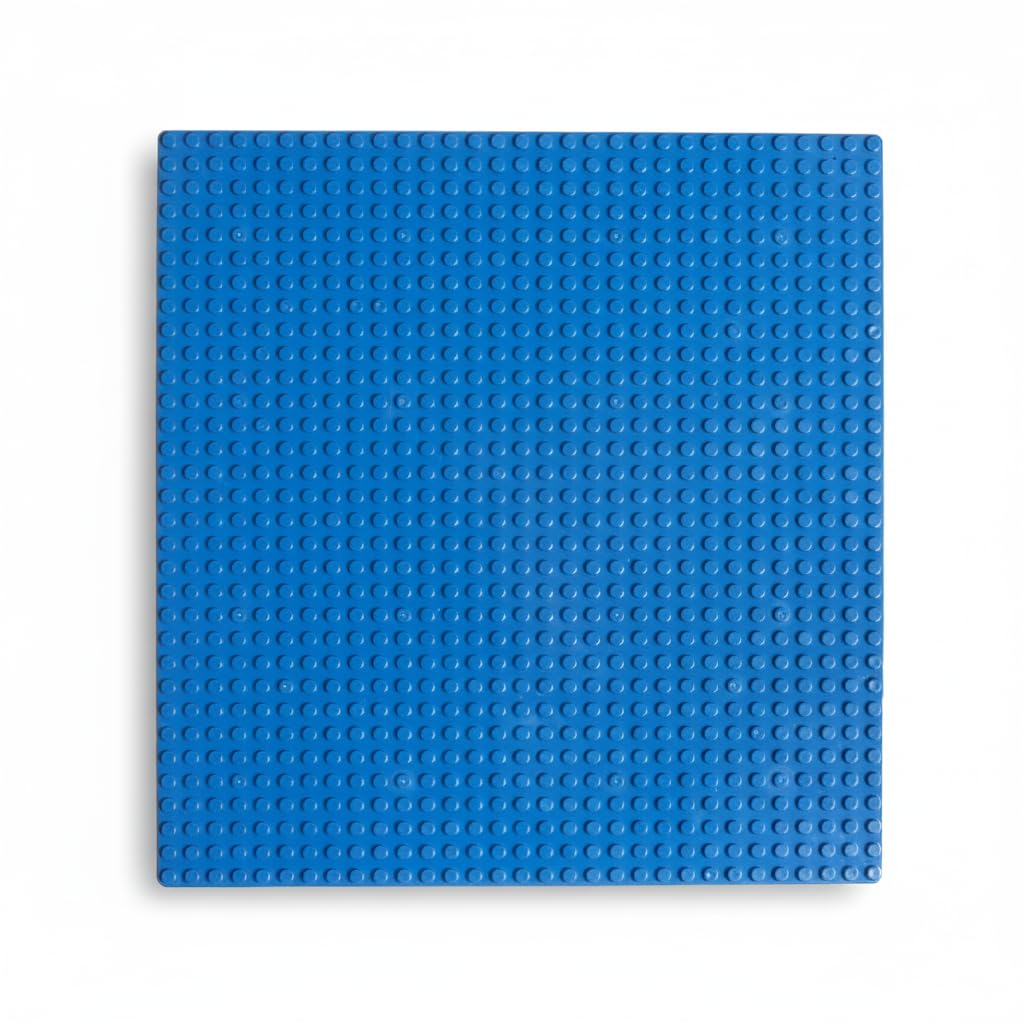 Base Plastic Plate Board 32 x 32 Pegs/Dots for Classic Building Blocks Bricks Compatible with All Brands - Dark Blue