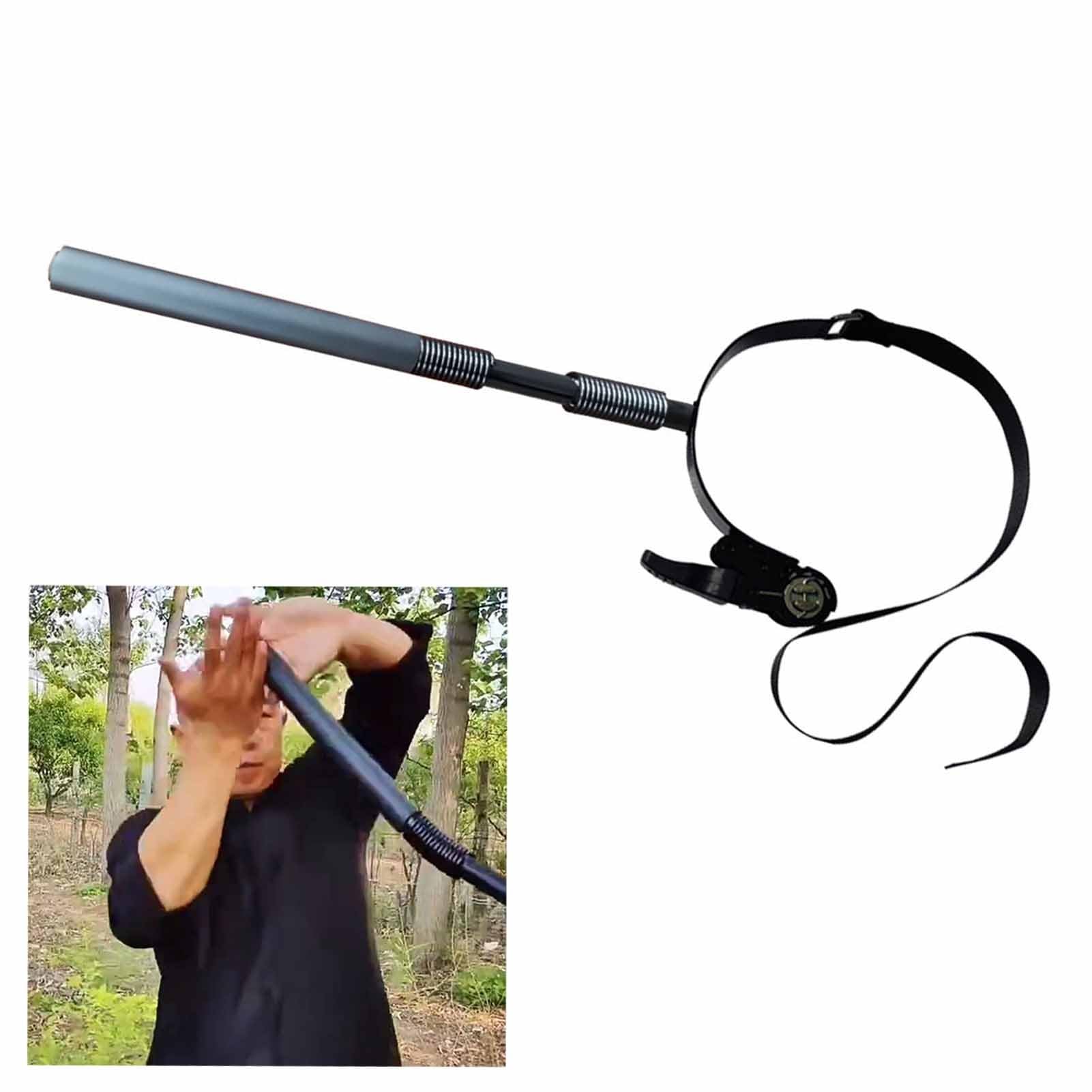 Manichino Wing Chun Con Braccia A Molla - Allenamento Portatile Per Kung Fu - Foto 3