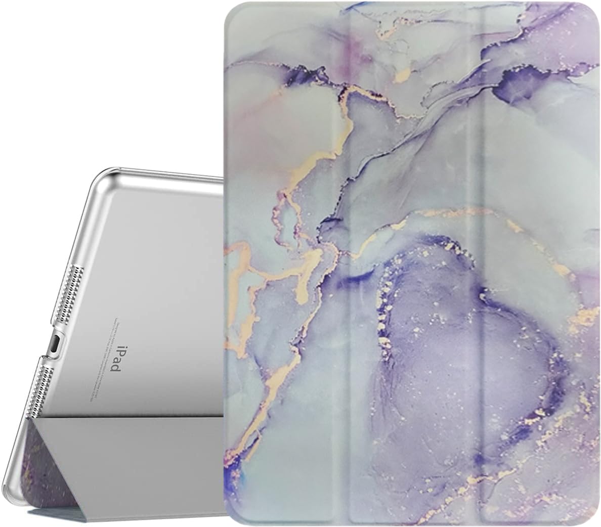 MOCA for iPad Air 11 Inch Case (M3/M2-2025/2024), iPad Air 5th Generation 2022/4th Gen 2020 10.9 Inch, Slim Hard Translucent Back Cover, Support Auto Wake/Sleep