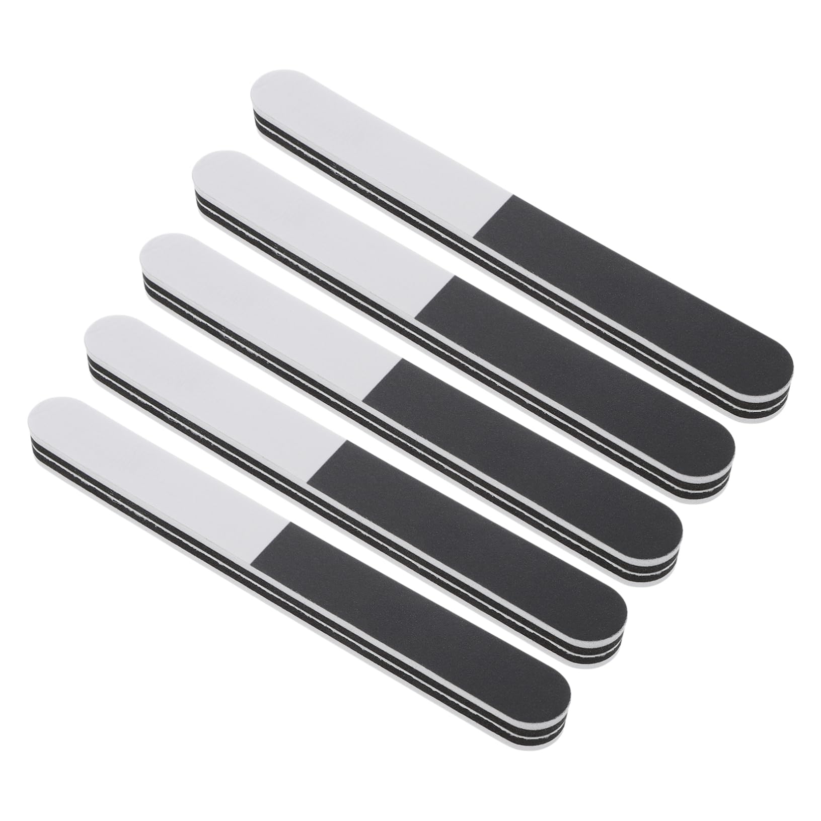 PLAFOPE Set 5 Bastoncini Abrasivi Per Modelli in Plastica, Strumenti Per Levigatura e Lucidatura Multifunzione, Utensili Per Modellismo Miniature, 3 Faccette Abrasive (nero, Bianco, Grigio