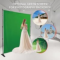 Vista 4 de 10 X 8 Ft Backdrop Banner Stand Step and Repeat Display Stand Adjustable Photo Backdrop Stand for Parties,Trade Show,Photo Booth,Wall Exhibitor