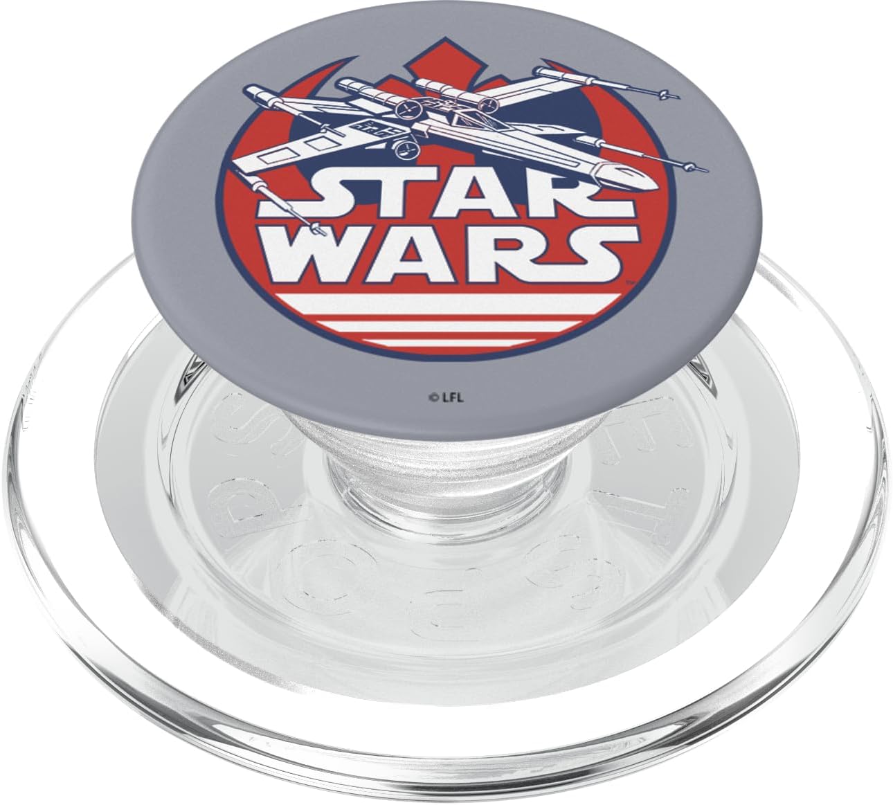 Star Wars X-Wing With Rebel Symbol PopSockets MagSafe PopGrip for iPhone