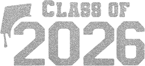 Miniatura 10 de Class of 2026 Iron On Decal, Graduation Shirt Transfer, Graduate TShirt Patch, DIY Crafts, Graduation Cap, Pick Size and Color, Iron-On Almost