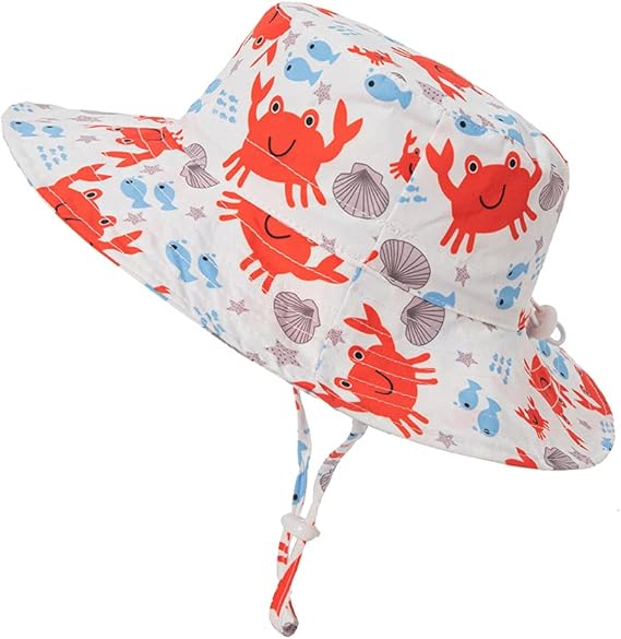Rengzun Baby Toddler Sun Hat Unisex Bucket Hats Kids Breathable UPF 50